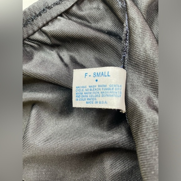 Lorraine Black Nylon Half Slip Nylon Adjustable Hem Size Small - Picture 3 of 7